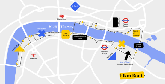 Run The River Route Map