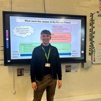 Luke, history and politics teacher at Uxbridge High School