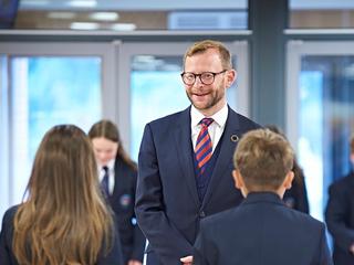 Headteacher of The Macclesfield Academy Mat Galvin